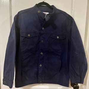 Ginew Waxed Army Duck Canvas Rider Jacket